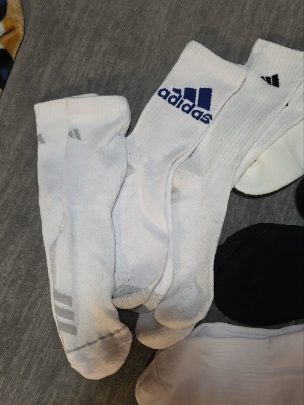 adidas Men's Athletic Crew & Ankle Socks - Sz L - Picture 4 of 4
